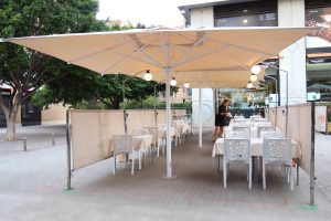 Una de las terrazas en Valencia